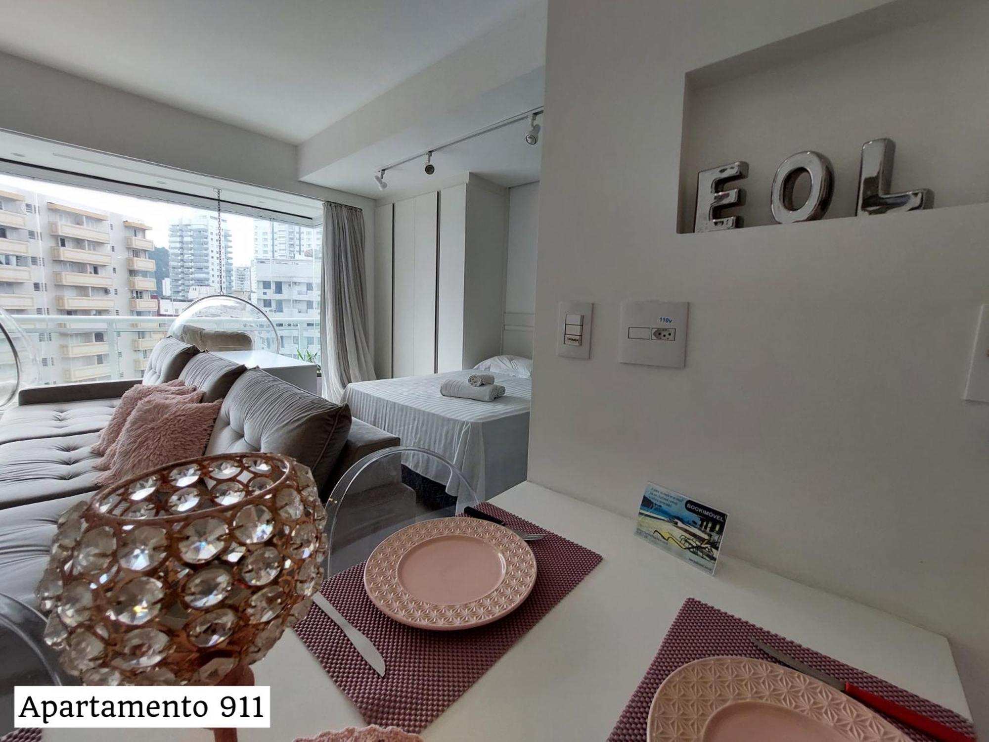 Book Santos - Condominio Unlimited - Apartamento Com Vista Mar E Apartamento Com Vista Piscina Exterior foto